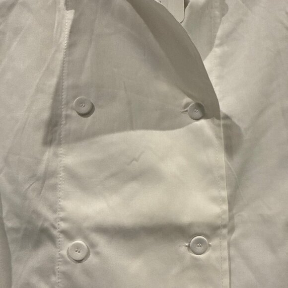 Chefs Work White Chefs Coat XL - Picture 3 of 5